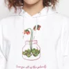 Love for Plants Floral Graphic Hoodie