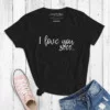 I Love you 3000 Calligraphy T-shirt 9