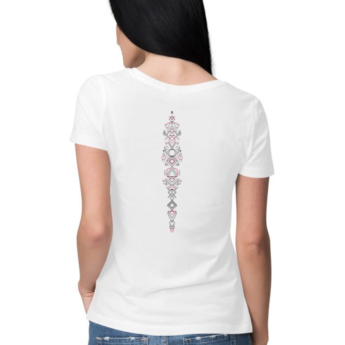 Love Me For Who I Am - Tattoo Inked Back T-shirt 3