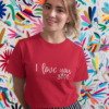 I Love you 3000 Calligraphy T-shirt 12