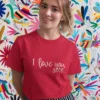 I Love you 3000 Calligraphy T-shirt 12